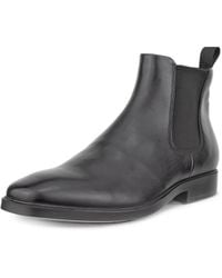 Ecco - Milan Plain Toe Double Gore Chelsea Boot - Lyst