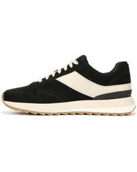 Vince - S Edric Lace Up Runner Sneakers Black Suede 8.5 M - Lyst