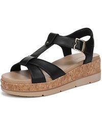 Dr. Scholls - Dr. Scholl's S Once Again Sandal Black 7.5 M - Lyst