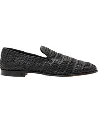 John Varvatos - Venice Woven Slip On Loafer Flat - Lyst