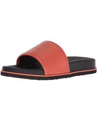 calvin klein men's leather sandals