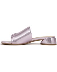 Franco Sarto - S Loran Slide Sandal Light Pink Metallic 11m - Lyst