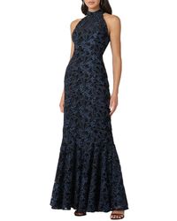 Shoshanna - Midnight Velvet Lace Marcia Dress - Lyst