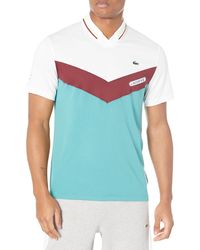 Lacoste - Short Sleeve Slim Fit Colorblock Tennis Polo - Lyst