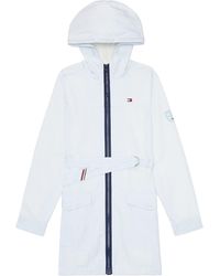Tommy Hilfiger - Hooded Jacket With Magnetic Zipper - Lyst