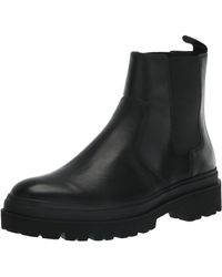 Vince - S Reggio Chelsea Boots Black Leather 7 M - Lyst