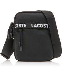 Lacoste - Small Flat Crossover Bag - Lyst