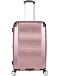 ben sherman luggage rose gold