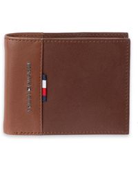 Tommy Hilfiger - Two Tone Classic Bifold Wallet-multiple Card Slots - Lyst