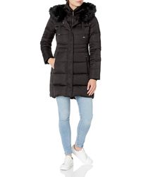fitted puffer coat