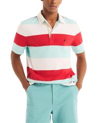 Nautica - Sustainably Crafted Classic Fit Rugby Polo - Lyst