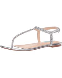 betsey johnson genie flat sandal