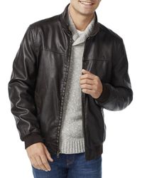 hilfiger leather jacket