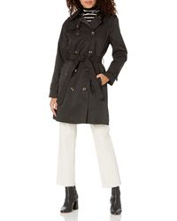 London Fog - Double Breasted Trench Coat - Lyst