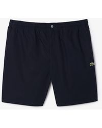 Lacoste - Relaxed Fit Short W/adjustable Waist - Lyst