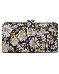 Vera Bradley - Cotton Finley Wallet With Rfid Protection - Lyst