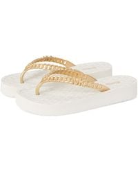Michael Kors - Zaza Flip Flop Sandals, Synthetic - Lyst