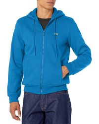 Lacoste - Long Sleeve Full Zip Sweater - Lyst