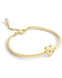 COACH - Jewelry Signature C Heart Cuff Bracelet - Lyst