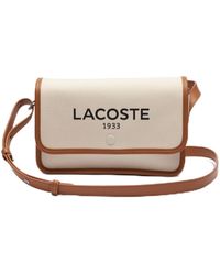 Lacoste - Flap Crossover Bag - Lyst