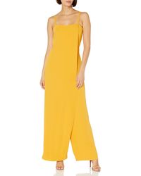 bcbg yellow jumpsuit