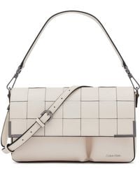 Calvin Klein - Mica Organizational Flap Demi Shoulder Bag & Crossbody - Lyst