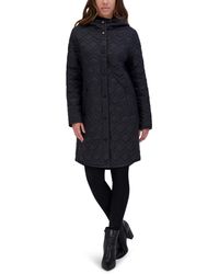 Marc New York - Marc New York By Anorak Wool And Quilted Mixed Media With Wattached Hood Jacket - Lyst