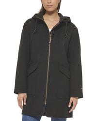 Tommy Hilfiger - Tw2mw454-blk-xxl Double Breasted Wool Coat - Lyst