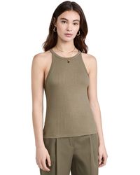 Theory - Cropped Halter Top - Lyst