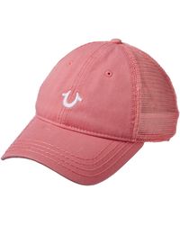 pink true religion hat