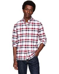 Tommy Hilfiger - Heritage Oxford Medium Check Regular Long Sleeve Shirts - Lyst