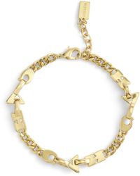 COACH - Jumbled Signature Logo Link Bracelet - Lyst