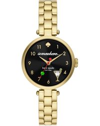 Kate Spade - Holland Three-hand Gold-tone Stainless Steel Watch - Ksw1806 - Lyst