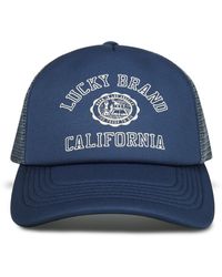 Lucky Brand - Trucker Mesh-back Cap With Adjustable Snapback For And - Lyst