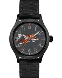 Timex - Nfl Scout 40mm Watch – Cincinnati Bengals With Black Fabric - Lyst