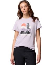 Columbia - S Ruby Springs Graphic Fitted Short Sleeve - Lyst