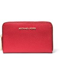 Michael Kors - Jet Set Small Zip Around Card Case - Lyst