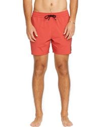 Volcom - Lido Solid 16" Swim Surf Trunk - Lyst