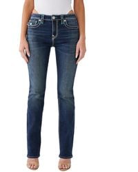 True Religion - Brand Jeans Billie Straight Fit Super T Flap Jean - Lyst