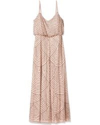 Adrianna Papell - Blouson Beaded Gown - Lyst