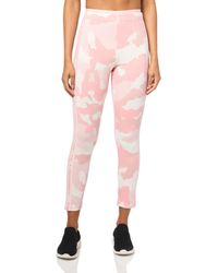 adidas - Plus Size Essentials 3-stripes Camouflage Printed 7/8 Length Leggings - Lyst