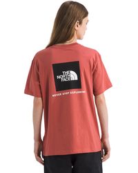 The North Face - Evolution Box Nse Short-sleeve Tee | Regular Fit Cotton T-shirt With Logo Graphics & Durable Ribbed Collar - Lyst