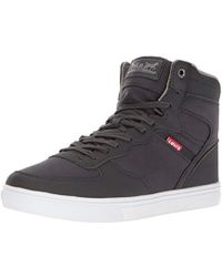 levi's high top tennis shoes