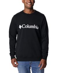 Columbia - Logo Fleece Crew - Lyst
