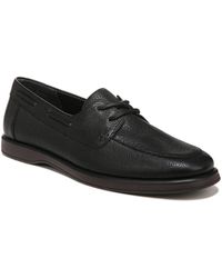 Vince - S Cillian Slip On Loafer Boat Shoe Black Leather 7 M - Lyst