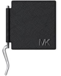 Michael Kors - Mk Edison Scratch-Resistant Leather Card Case With Money Clip - Lyst