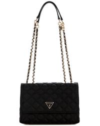 Guess - Giully Two Compartment Convertible Flap Black - Lyst