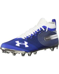 men's ua spotlight suede mc football cleats black