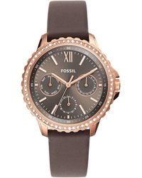 Fossil - Copeland Quartz Stainless Steel Watch And Bracelet Set - Lyst
