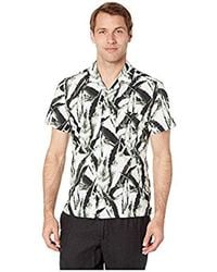 Hugo Boss Mens Rhythm Short Sleeve Button Down Regular Fit Shirt